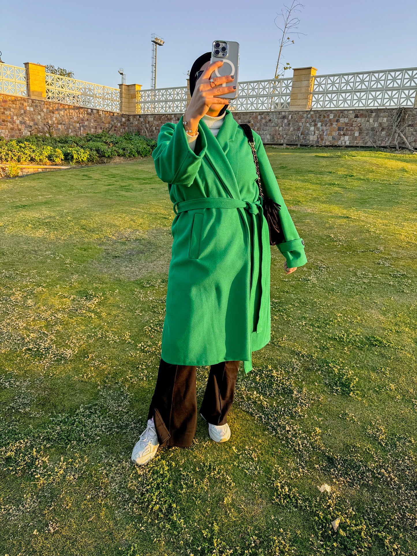 Belted Long Coat