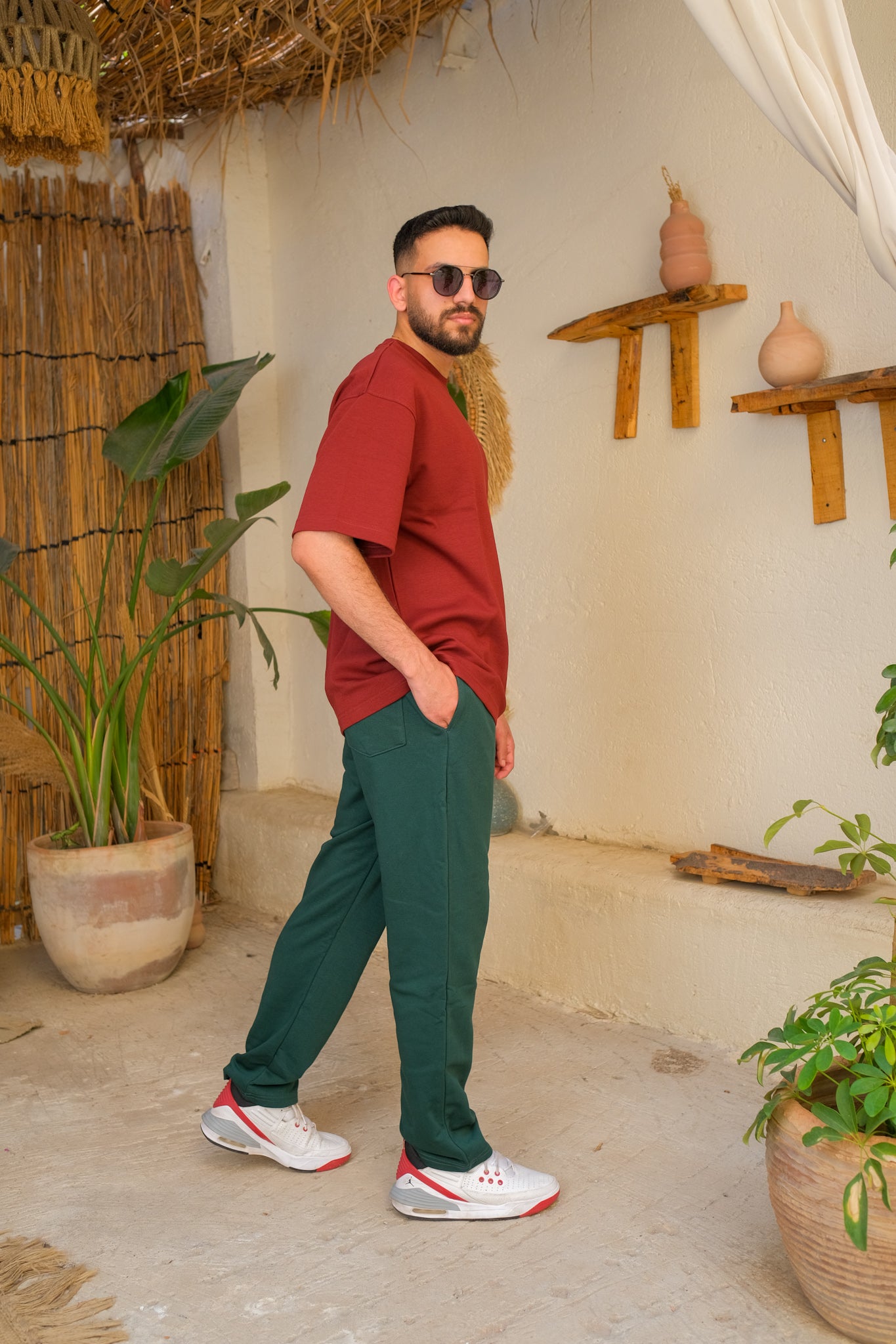 Milton straight pants- 100% cotton