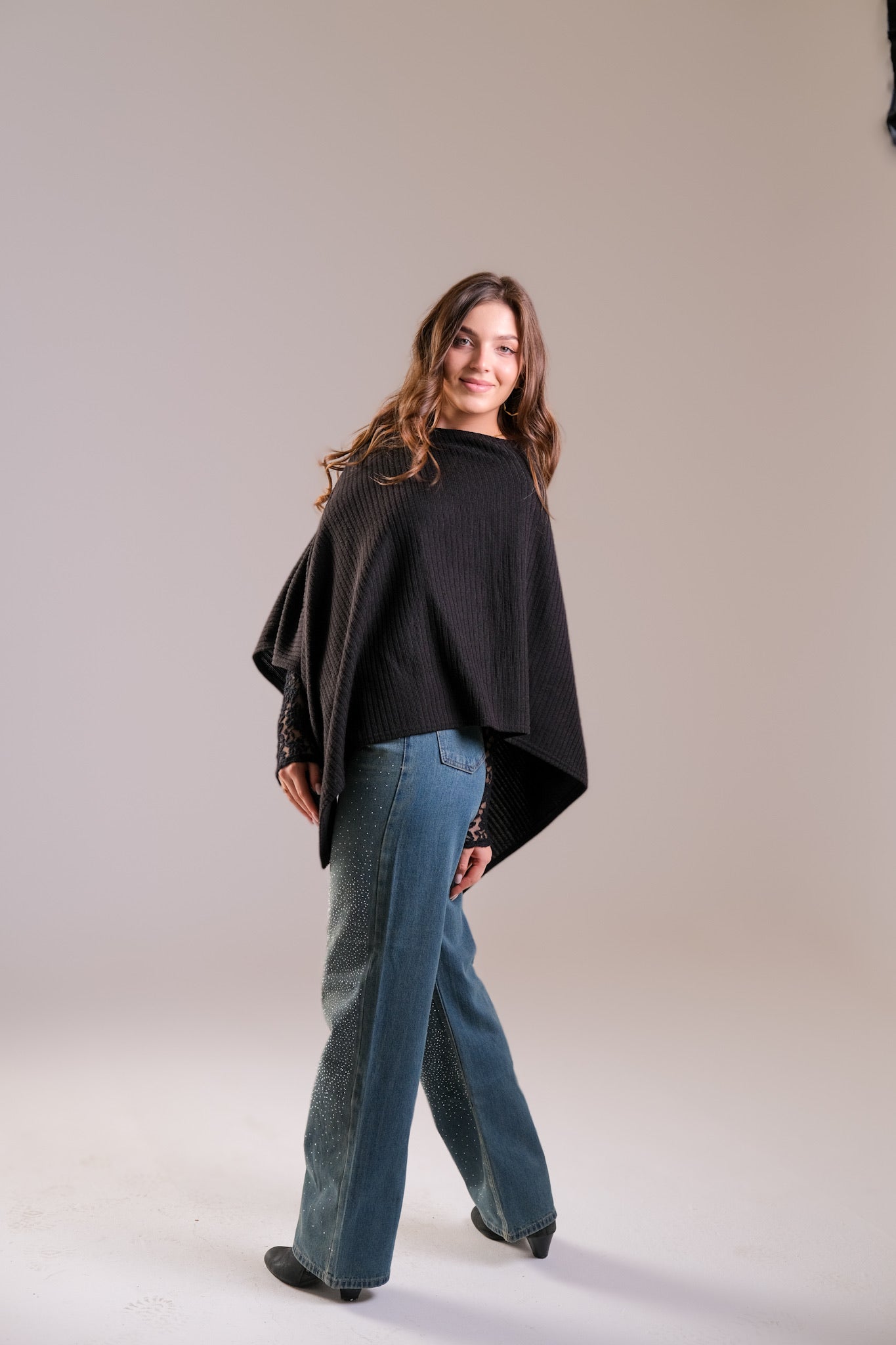 Poncho & Studded Denim | Save 10%
