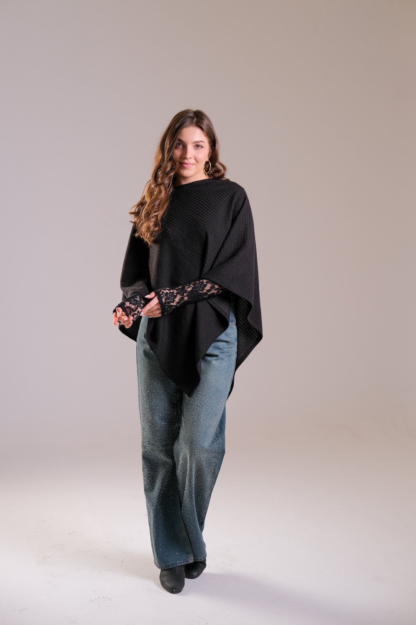 Poncho & Studded Denim | Save 10%