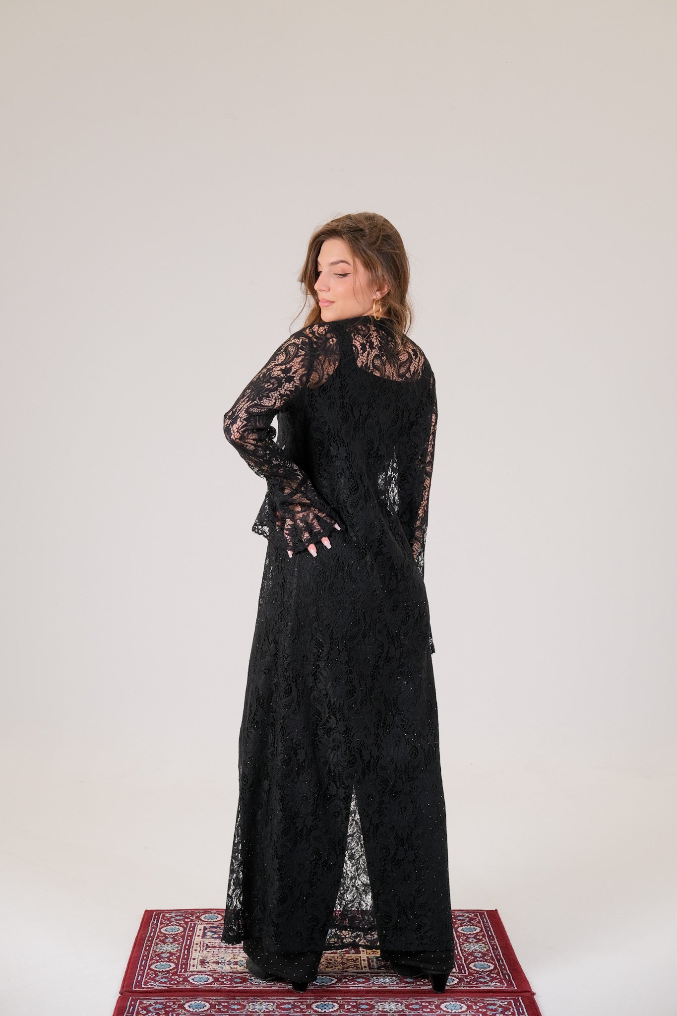 Romantic Longline Lace Kimono