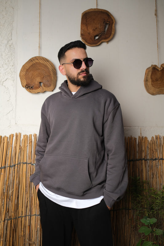 Oversized Hoodie - Grey