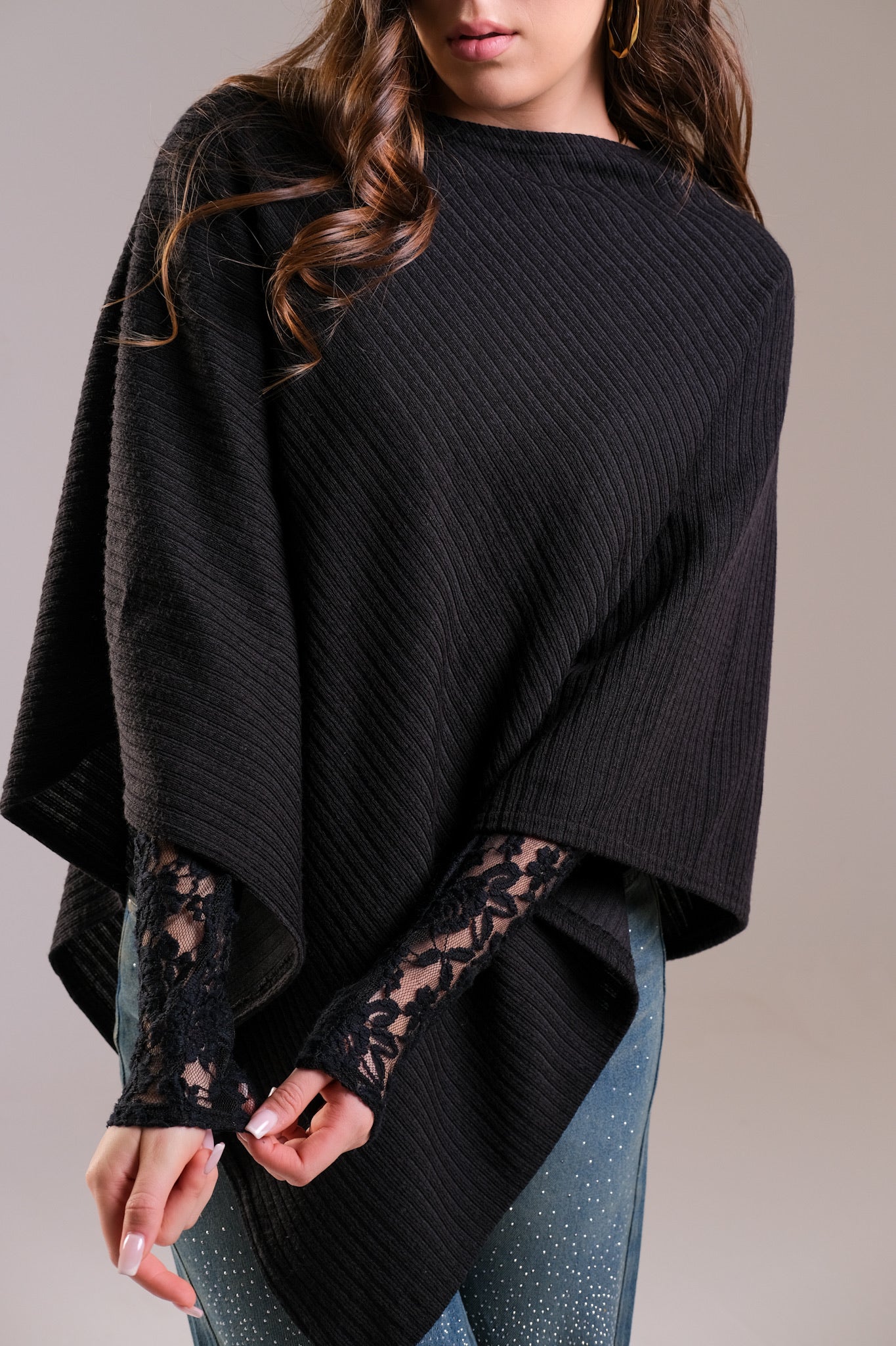 Poncho & Studded Denim | Save 10%