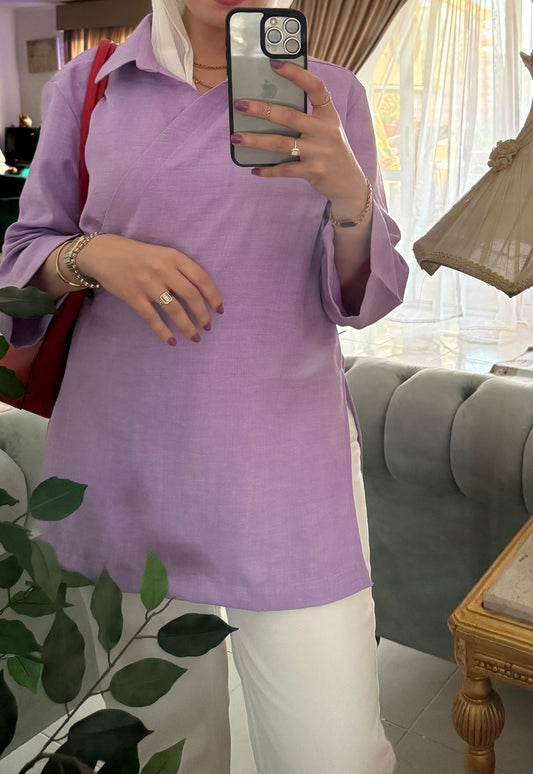 Linen Tonic Top