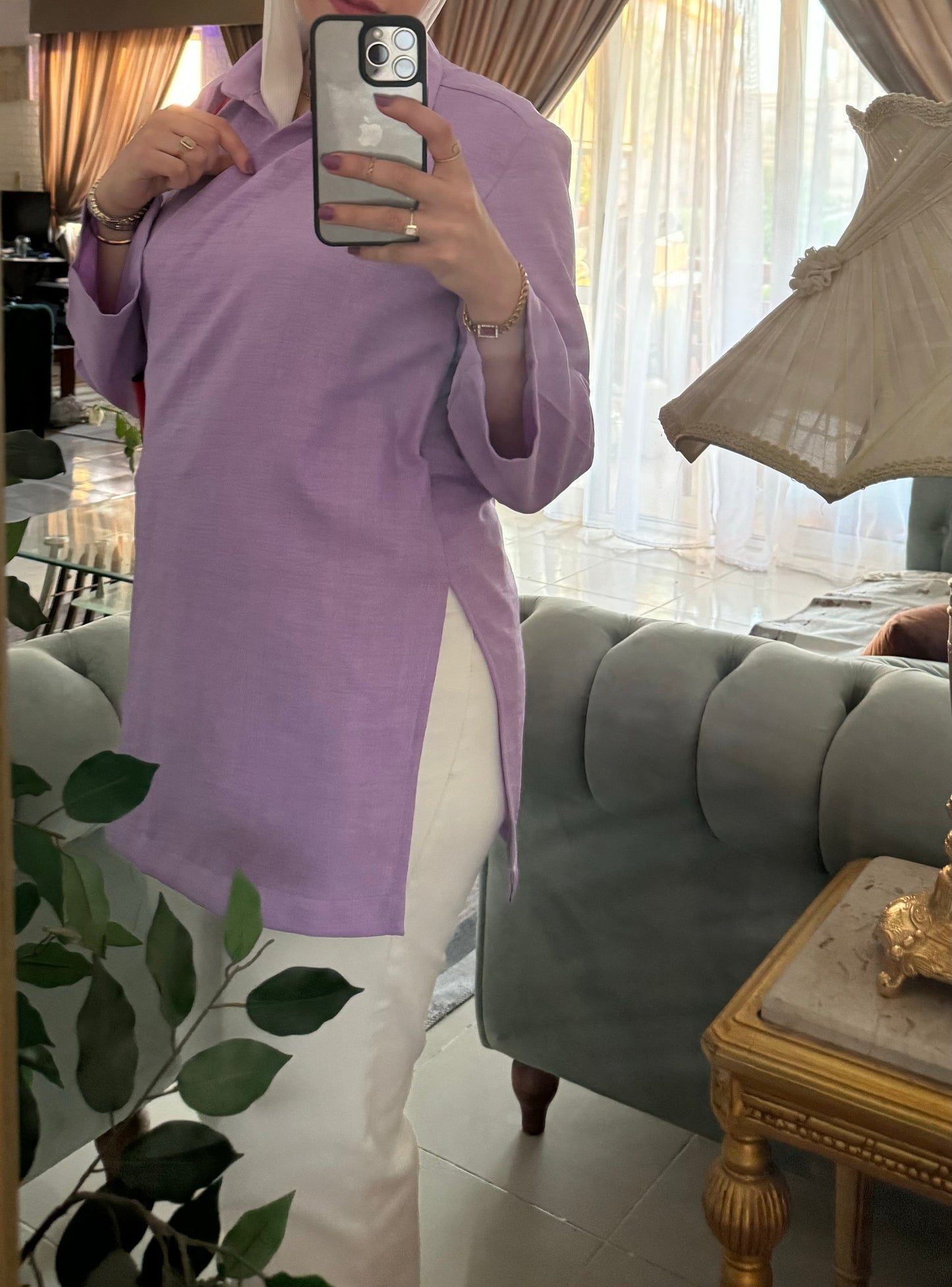 Linen Tonic Top